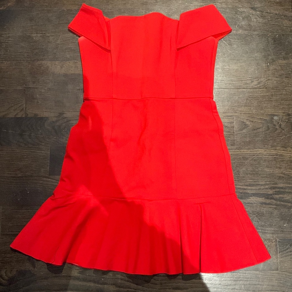 Nicholas off shoulder red dress